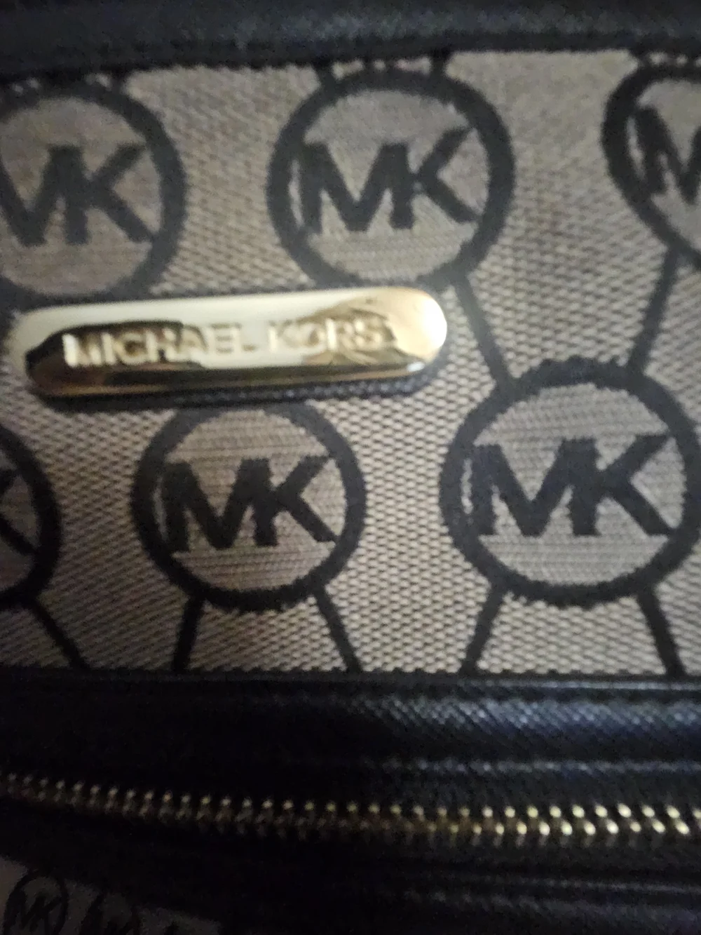 ❤️💞Women Michael Kors Black Logo Signature Tote Bag - Preowned❤️‍🩹💞 - Picture 10 of 15